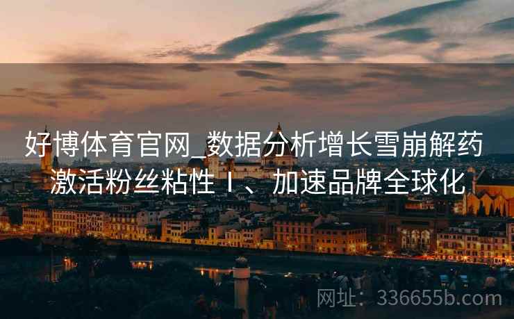 好博体育官网_数据分析增长雪崩解药 激活粉丝粘性Ⅰ、加速品牌全球化