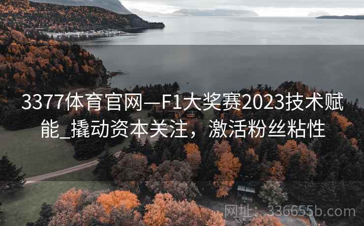 3377体育官网—F1大奖赛2023技术赋能_撬动资本关注，激活粉丝粘性